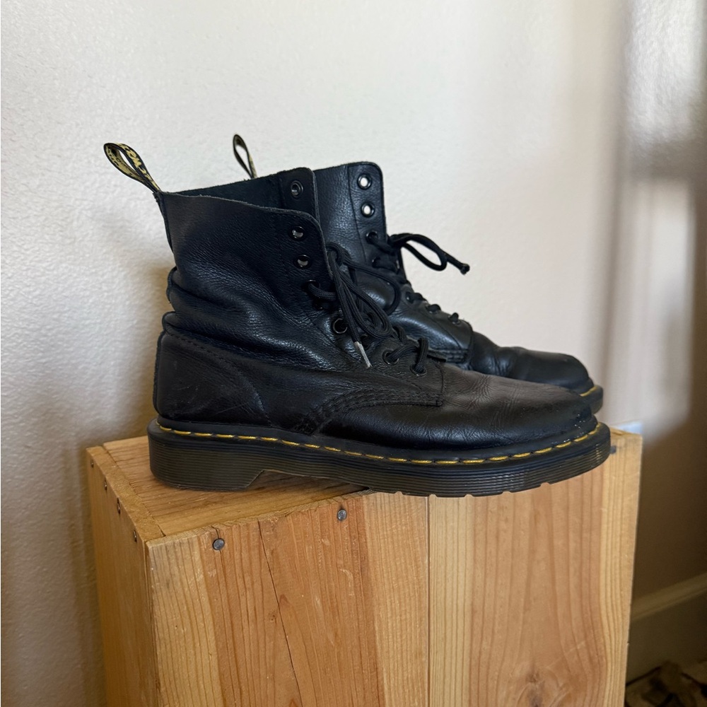 Dr. Martens Black Leather Boots